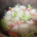 クックQ51Z5P☆'s cooksnap of when they made ほっこりカブの煮物可愛いカブとろみスープ.