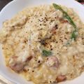 KirimiRumi's cooksnap of when they made 簡単昼食　オートミールのチーズリゾット風.