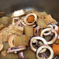YKangelica's cooksnap of when they made イカと大根と厚揚げの煮物.