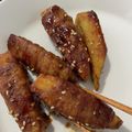 Figeac's cooksnap of when they made ご飯に合う！甘辛サツマイモの豚肉巻き.