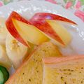 オウジリリノエ's cooksnap of when they made りんごでウサギさん.