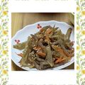 ゆけり３兄弟's cooksnap of when they made ちりちり蒟蒻と人参ごぼうのきんぴら.