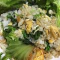 クックBLTENE☆'s cooksnap of when they made 【レタス大量消費】レタスチャーハン.