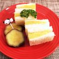 horseland's cooksnap of when they made 離乳食～後期　さつま芋あんのサンドイッチ.