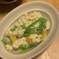 クックRJFWW7☆'s cooksnap of when they made 春色に♪春菊とたくあんの白和え.