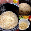 ルぴあ's cooksnap of when they made 玄米を美味しく炊く。.