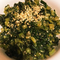 クックDPQXZ6☆'s cooksnap of when they made ご飯がすすむ！ 大根の葉のゴマ油炒め.