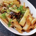 4児男子母さんの台所's cooksnap of when they made 長芋ときのこのオイスターソース炒め.