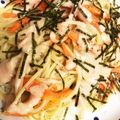 小説家のんちゃん's cooksnap of when they made にんじんツナマヨスパ.