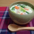 Yukiまむ's cooksnap of when they made ベーコンと小松菜のほっこりミルクスープ♡.