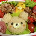 れん＊みほ's cooksnap of when they made リラックマ&コリラックマおにぎり弁当！.