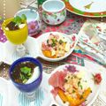 sakuraロゼット's cooksnap of when they made 柿のサラダ～柿と生ハムのソースで～.