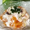 mielle's cooksnap of when they made 柿と胡桃の蜂蜜カッテージチーズ和え.