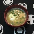 おはなすき's cooksnap of when they made 超簡単！たまねぎと落とし卵のお味噌汁✨.