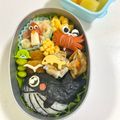 ♡アリスmama♡'s cooksnap of when they made くじらお弁当（キャラ弁）（幼稚園）.