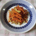 violets's cooksnap of when they made お弁当に♪人参とちくわの梅おかか炒め.