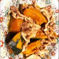 maezuchu's cooksnap of when they made お二人さんの☆かぼちゃと豚肉の煮物！.