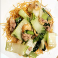 maezuchu's cooksnap of when they made 皿うどん（市販のスープの素付き使用）.