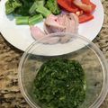 saki1010's cooksnap of when they made 香菜×ごま油のタレ.