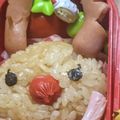 runananana's cooksnap of when they made キャラ弁☆クリスマス弁当.