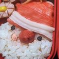 runananana's cooksnap of when they made サンタおにぎりでクリスマス弁当.