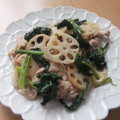 きらり流れ星's cooksnap of when they made 豚肉とほうれん草の炒めもの.