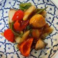 めめ＆みこ's cooksnap of when they made 揚げずに！彩り野菜とぶりの甘酢あんかけ.