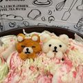 マカロン23's cooksnap of when they made 大根おろしアート　リラックマのデコ鍋.