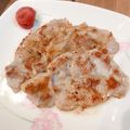 美味で糖質オフしたい's cooksnap of when they made 豚ロース薄切り重ね焼き.
