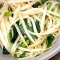 kiyoねぇ's cooksnap of when they made 簡単★レンジのみ もやしと小松菜のナムル.