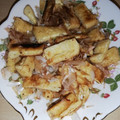 モチユキママ's cooksnap of when they made 油揚げの醬油鰹節焼き.