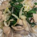 te_sanae's cooksnap of when they made 豚バラとニラもやしのポン酢炒め.