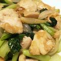菜つ実☆ミ's cooksnap of when they made 絶品！ターサイと鶏胸肉のオイスター炒め.