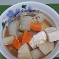 akoreana's cooksnap of when they made さば缶と大根と油揚げの煮物.