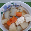 akoreana's cooksnap of when they made さば缶と大根と油揚げの煮物.