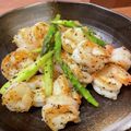 あさちゃんちゃんん's cooksnap of when they made ✿バジル香る♪海老とアスパラ炒め✿.