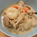 ooomacooo's cooksnap of when they made ミルク味噌スープの米粉すいとん.