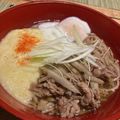 ☆iwack☆'s cooksnap of when they made 【牛と牛蒡の山かけ蕎麦】年越し蕎麦にも.