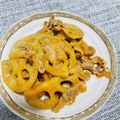 みぎわ's cooksnap of when they made ☆蓮根のニンニクチャップ炒め☆.