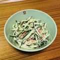 Asato★'s cooksnap of when they made ☆きゅうりとカニカマのゴママヨ☆.