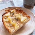 ｍａｒしゃん's cooksnap of when they made ゴルゴンゾーラとりんごのトースト.