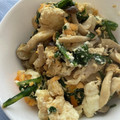 クックO36J4A☆'s cooksnap of when they made 春菊の卵とじ.