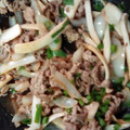 鶏皮坊主's cooksnap of when they made 超簡単！豚と玉ねぎとエリンギの煮込み焼き.