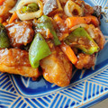 oobaa's cooksnap of when they made 余った唐揚げで作った酢豚風あんかけ唐揚げ.