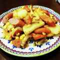 くるくみYK's cooksnap of when they made ジャガイモ&ウインナーのカレー炒め.