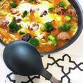 OHANA。's cooksnap of when they made キムチチーズハンバーグ鍋.