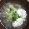 さらさらさ☆'s cooksnap of when they made ☆簡単☆ヘルシー鶏つみれスープ.