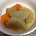 abcdeee's cooksnap of when they made 薩摩揚げ、大根、人参の煮物.