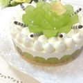 ＊naｰno＊'s cooksnap of when they made シャインマスカットのレアチーズケーキ.