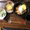 クックVZGC25☆'s cooksnap of when they made 豚こまの甘辛ガーリック丼~温玉乗せ~.